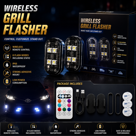 Wireless Grill Flashers with Remote Control