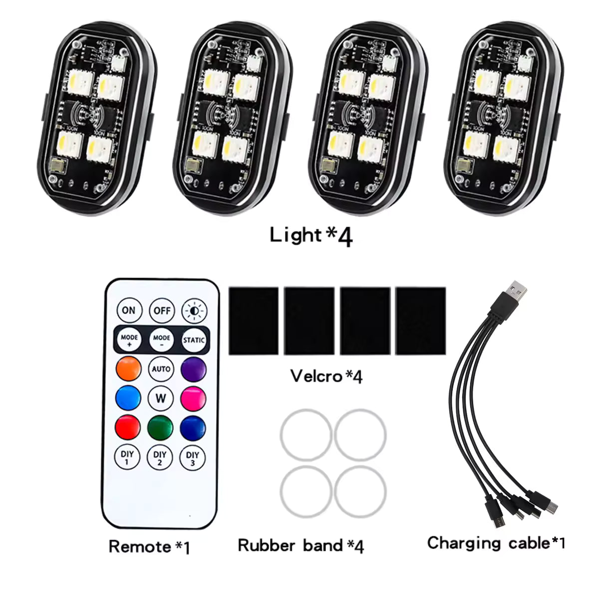 Wireless Grill Flashers with Remote Control
